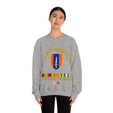 Load image into Gallery viewer, Unisex Heavy Blend Crewneck Sweatshirt - Army - 1st Signal Bde SSI w VN SVC
