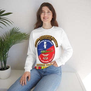 Unisex Heavy Blend Crewneck Sweatshirt - Army - Casper Aviation Platoon - Vietnam Veteran - w Txt