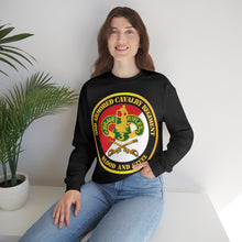 Load image into Gallery viewer, Unisex Heavy Blend Crewneck Sweatshirt - Army - 3rd Armored Cavalry Regiment DUI - Red White - Blood and Steel
