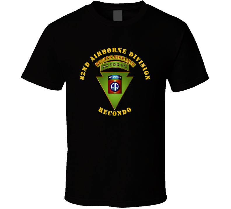 Army - Recondo - 82nd Airborne Division T Shirt, Premium & Hoodie