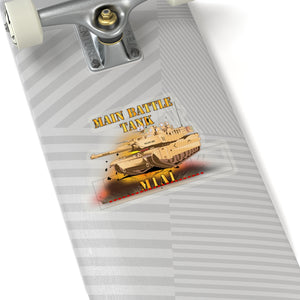 Kiss-Cut Stickers - Army - Main Battle Tank - M1A1 X 300