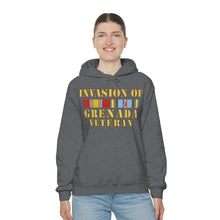 Load image into Gallery viewer, Unisex Heavy Blend™ Hooded Sweatshirt - Army - Grenada Invasion Veteran w EXP SVC
