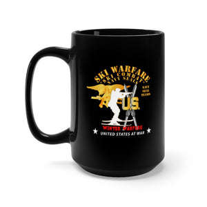 Black Mug 15oz - SOF - Navy Seals - Ski Warfare - Ski Combat - Winter Warfare X 300