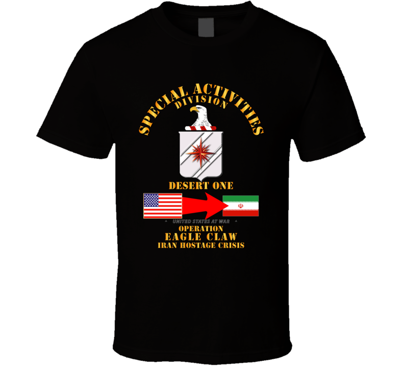 Sof - Operation Eagle Claw - Iran - Cia - Sad - T-shirt