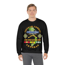 Load image into Gallery viewer, Unisex Heavy Blend Crewneck Sweatshirt - Vietnam Combat Infantry Veteran w 4th Inf Div SSI V1
