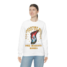 Load image into Gallery viewer, Unisex Heavy Blend Crewneck Sweatshirt - Army - 2nd Infantry Division - ImJin Scout -DMZ Missions
