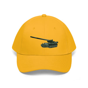 Twill Hat - Army - M107 - 175mm Gun without Text - Hat - Direct to Garment (DTG) - Printed