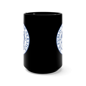 Black Mug 15oz - USPHS - United States Public Health Service Seal