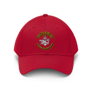 Unisex Twill Hat - Navy - Rate - Navy Special Warfare Boat Operator - Direct to Garment (DTG) - Printed