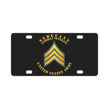 Load image into Gallery viewer, Army - Sergeant - SGT - Combat Veteran Classic License Plate
