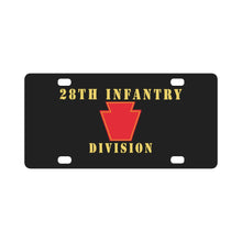 Load image into Gallery viewer, Army - 28th Infantry Division X 300 - Hat Classic License Plate
