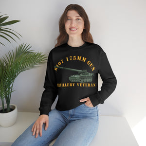 Unisex Heavy Blend Crewneck Sweatshirt - Army - M107 - 175mm Gun - Artillery Veteran