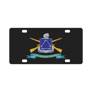 Army - 180th Infantry Regiment w Br - Ribbon X 300 Classic License Plate