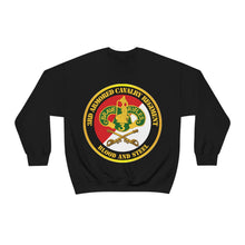 Load image into Gallery viewer, Unisex Heavy Blend Crewneck Sweatshirt - Army - 3rd Armored Cavalry Regiment DUI - Red White - Blood and Steel
