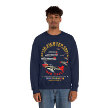 Load image into Gallery viewer, Unisex Heavy Blend Crewneck Sweatshirt - Army - AAC - 332nd Fighter Group - Red Tails - Protect Force
