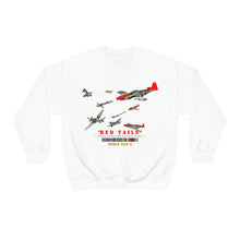 Load image into Gallery viewer, Unisex Heavy Blend Crewneck Sweatshirt - Army - AAC - 332nd Fighter Group - Red Tails - At War
