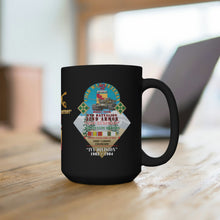 Load image into Gallery viewer, Black Mug 15oz - Cold War Veteran - 6th Battalion, 32nd Armor - Fort Carson, Colorado
