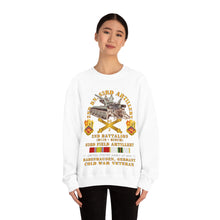 Load image into Gallery viewer, Unisex Heavy Blend Crewneck Sweatshirt - Army - 2nd Bn 83rd Artillery w M110 - Babenhausen Germany w COLD SVC
