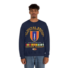 Load image into Gallery viewer, Unisex Heavy Blend Crewneck Sweatshirt - Army - 1st Signal Bde SSI w VN SVC
