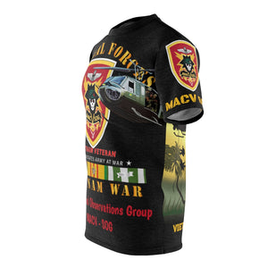 All Over Printing - Army - Special Forces - MACV-SOG with Rappel Infiltration with Vietnam War Ribbons