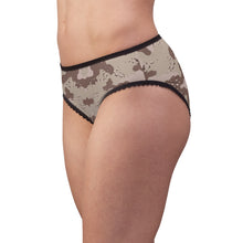 Load image into Gallery viewer, Women&#39;s Briefs - Military Chocolate Chip Desert Camouflage
