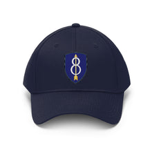 Load image into Gallery viewer, Twill Hat - Army - 8th Infantry Division without Text - Embroidery
