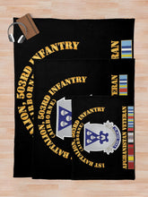 Load image into Gallery viewer, Army - 1st Bn 503rd Infantry - Afghanistan Veteran X 300 Throw Blanket
