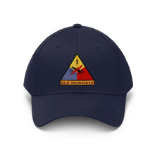 Load image into Gallery viewer, Twill Hat - 1st Armored - Old Ironsides without Text - Embroidery
