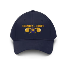 Load image into Gallery viewer, Twill Hat - Army - Chemical Corps with Branch Insignia - Embroidery
