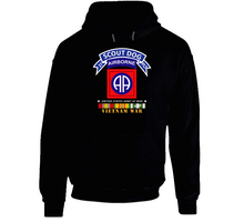 Load image into Gallery viewer, Army - 37th Scout Dog Platoon - 82nd Airborne Div  W Vn Svc Hoodie
