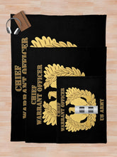 Load image into Gallery viewer, Army - Emblem - Warrant Officer - CW2 Throw Blanket
