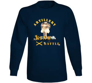 Army - Artillery - King Of Battle W Atomic Blast Long Sleeve