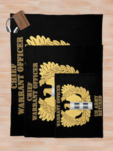 Load image into Gallery viewer, Army - Emblem - Warrant Officer - CW2 - Retired Throw Blanket
