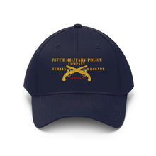 Load image into Gallery viewer, Twill Hat - Army - 287th Military Police Company - Berlin Brigade - Version 2 - Embroidery
