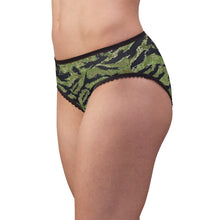 Load image into Gallery viewer, Women&#39;s Briefs - Military Tiger Stripe Camouflage
