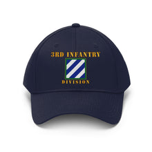 Load image into Gallery viewer, Twill Hat - Army - 3rd Infantry Division with Text - Embroidery
