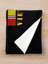 Load image into Gallery viewer, Army - 1st Signal Bde SSI w VN SVC Throw Blanket
