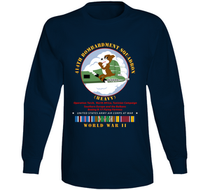 Army - 414th Bombardment Squadron (heavy) - Aac W  Wwii  Eu Svc Long Sleeve