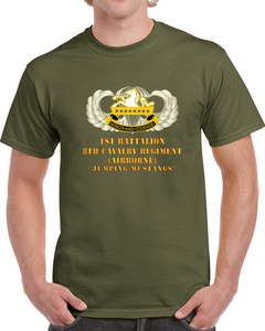 Army - 1st Bn, 8th Cav (abn) Jumping Mustangs Classic T Shirt