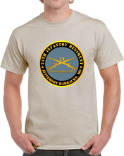 Load image into Gallery viewer, Army - 24th Infantry Regiment - Jefferson Barracks, MO - Buffalo Soldiers w Inf Branch Classic T Shirt &amp; Crewneck Sweatshirt
