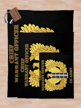 Load image into Gallery viewer, Army - Emblem - Warrant Officer - CW4 wo DS Throw Blanket
