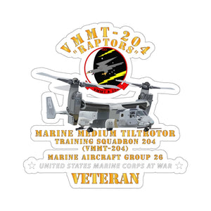 Kiss-Cut Stickers - USMC - Marine Medium Tiltrotor Training Squadron 204 (VMMT-204)