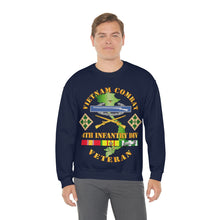 Load image into Gallery viewer, Unisex Heavy Blend Crewneck Sweatshirt - Vietnam Combat Infantry Veteran w 4th Inf Div SSI V1
