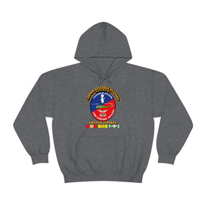 Unisex Heavy Blend™ Hooded Sweatshirt - Army - Casper Aviation Platoon - Vietnam Veteran - w Txt