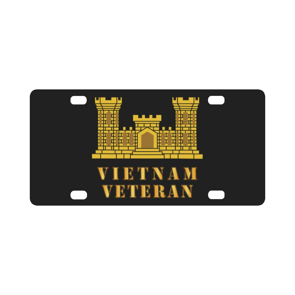 Army - Engineer Branch - Vietnam Veteran Classic License Plate