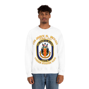 Unisex Heavy Blend Crewneck Sweatshirt - USS John S. McCain (DDG-56)