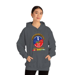 Unisex Heavy Blend™ Hooded Sweatshirt - Army - Casper Aviation Platoon - Vietnam Veteran - w Txt