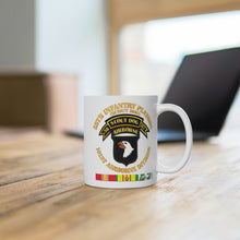 Load image into Gallery viewer, White Ceramic Mug - Army - 58th Infantry Platoon - Scout Dog - w VN SVC
