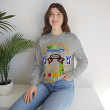 Load image into Gallery viewer, Unisex Heavy Blend Crewneck Sweatshirt - Army - Vietnam Combat Vet - N Co 75th Infantry (Ranger) - 173rd Airborne Bde SSI
