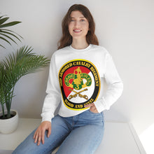 Load image into Gallery viewer, Unisex Heavy Blend Crewneck Sweatshirt - Army - 3rd Armored Cavalry Regiment DUI - Red White - Blood and Steel
